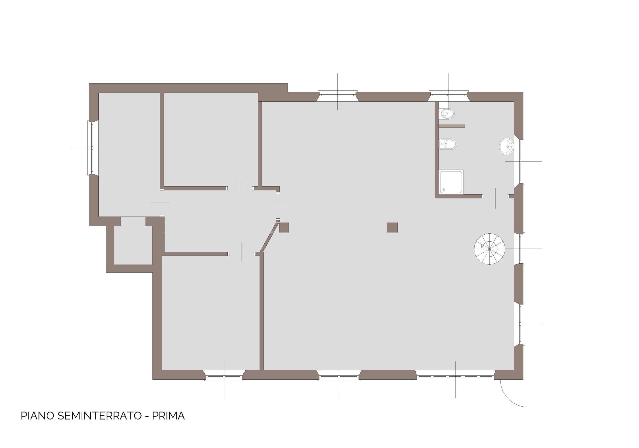 armoniabitare architetto feng shui silvia canziani villa in provincia di Milano Scheda progetto piano seminterrato prima scaled e1588166187755